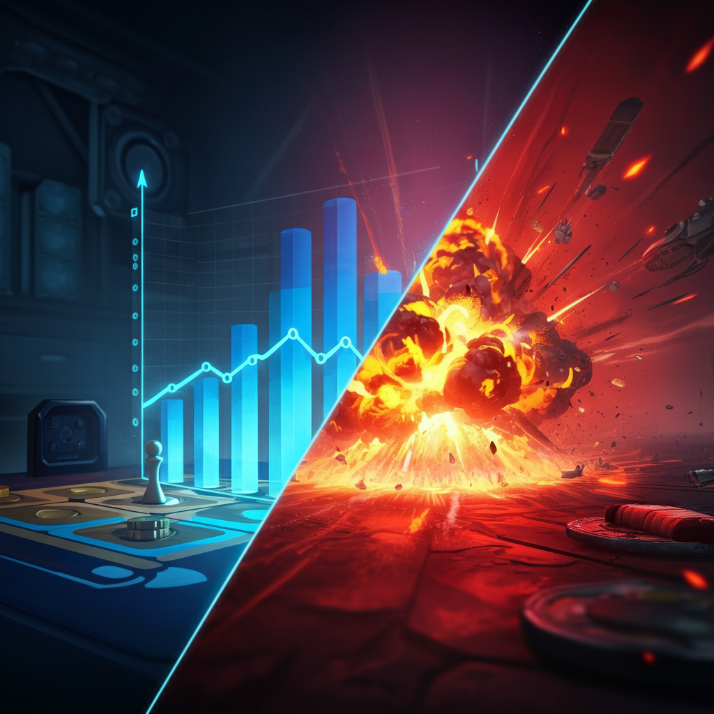 Variance vs. Volatility in Games